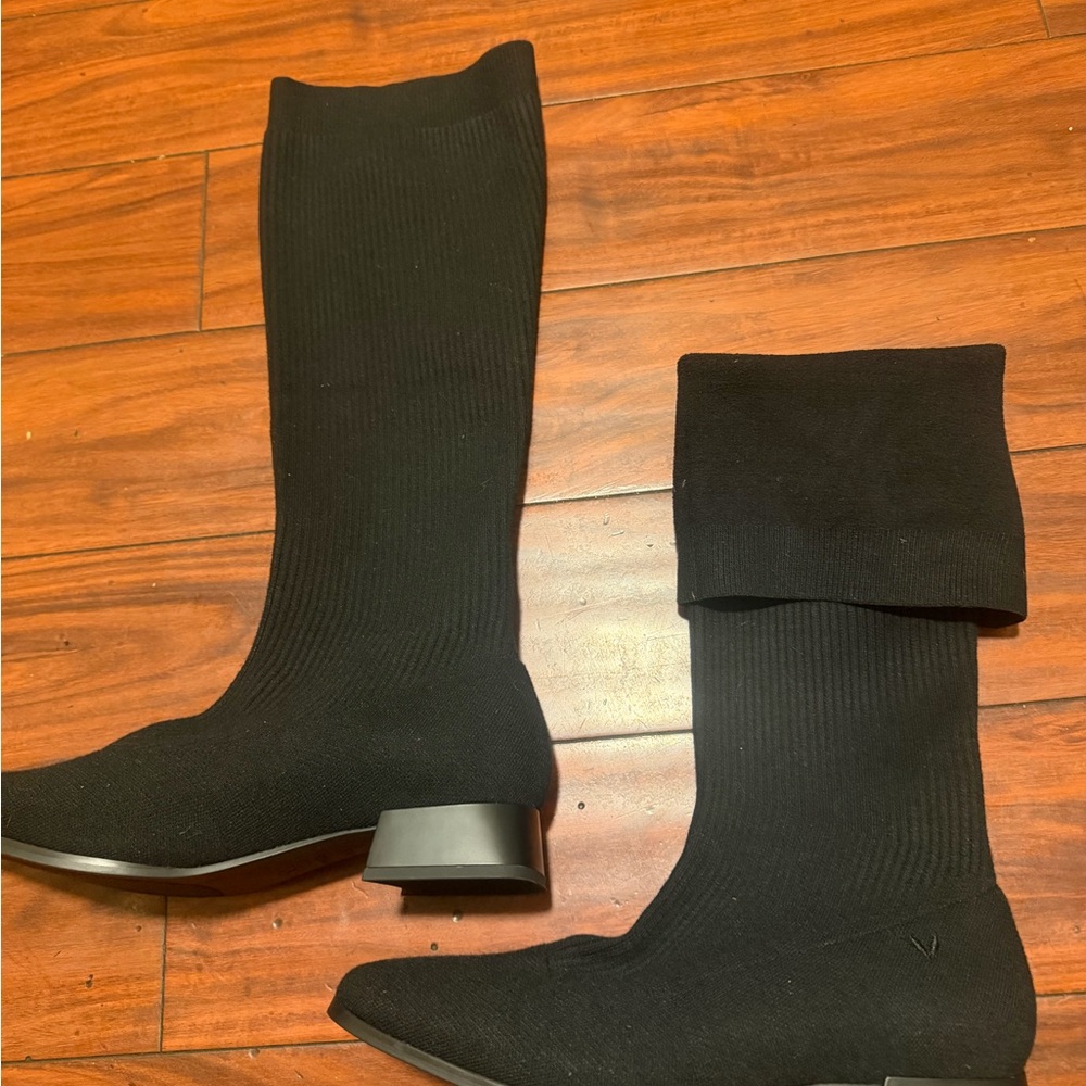 Vivaia Tessa Round-Toe Water-Repellent Wool Knee High Boots - Picture 15 of 16